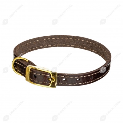 Ошейник №10 кожаный, ЧК