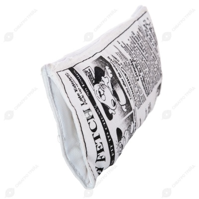 Газета с шуршалкой текстильная, 25 см. ЗОЛОТАЯ РЫБКА.