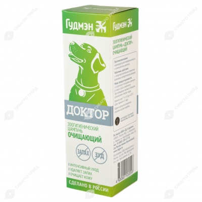 ДОКТОР шампунь очищающий для собак , 200 мл