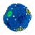 Квакающий мяч для собак большой, жёсткий, 9,5 см, тёмно-синий. СИМА-ЛЭНД.