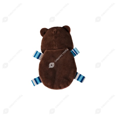 Игрушка-шуршалка WOGY Бегемот (13 * 9 см) для кошек