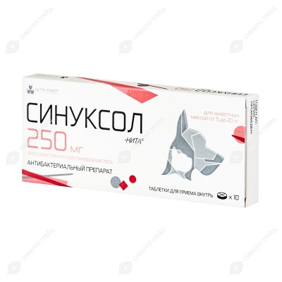 СИНУКСОЛ-НИТА 250 мг, 10 табл