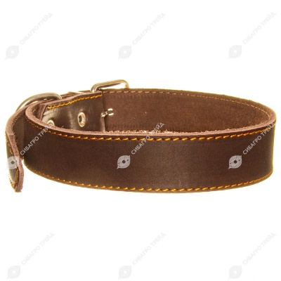 Ошейник №35 кожаный, КАСКАД