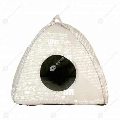 Домик поролоновый ВИГВАМ love (43 * 43 * 43 см), BLACK CAT