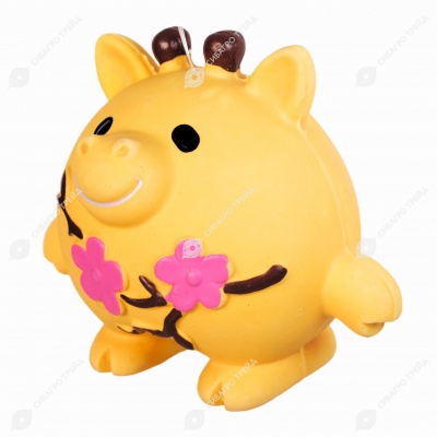 Игрушка ЛАТЕКС ZOO Коровка, 8,5 см