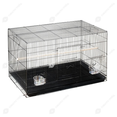 Клетка-пролетка для птиц, эмаль (76 * 46 * 45 см), ЗОЛОТАЯ КЛЕТКА