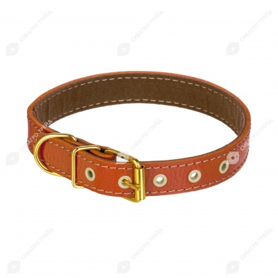 Ошейник №20 кожаный (ПОДКЛАД), ЧК