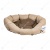 Лежанка ОБЛАКО-РОГОЖКА №4 овальная пухлая БЕЖЕВЫЙ (73 * 56 * 23 см), ДАРЭЛЛ