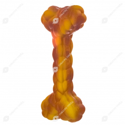 Игрушка ЛАТЕКС ZOO Косточка из хлеба, 13 см