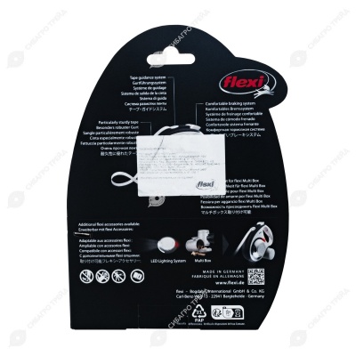 Рулетка COMFORT PLUS S (5 м, 15 кг) ремень, светло-зеленый, FLEXI