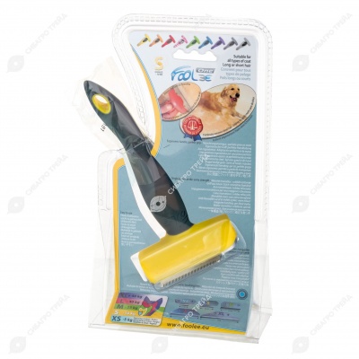 Расческа FOOLEE ONE SMALL Для собак мелких пород, кошек и кроликов (4,5 см).