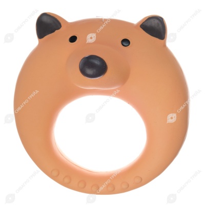 Игрушка ЛАТЕКС ZOO Кольцо-Лиса, 11 см