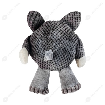 Игрушка-пищалка WOGY Волк (23 * 22 * 10 см) для собак, мягкая