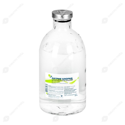 Натрий хлористый 0,9%, 400 мл