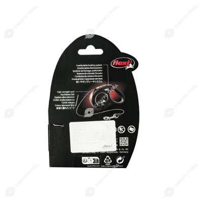 Рулетка CLASSIC XS (3 м, 8 кг) трос, розовый, FLEXI