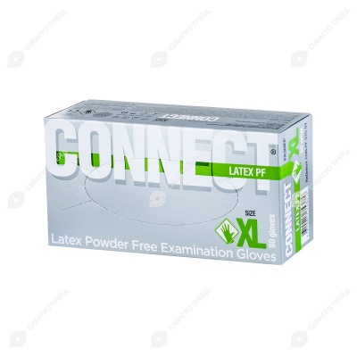 Перчатки анатомические SRI TRANG латексные, размер XL, 90 шт