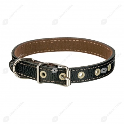 Ошейник №17 кожаный (ПОДКЛАД), ЧК